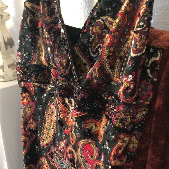 Beaded strap midi dress - Picture 4 of 7